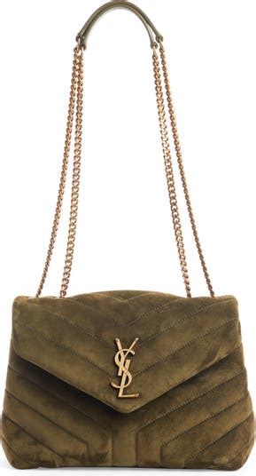 Saint Laurent Small Lou Suede Crossbody Bag 